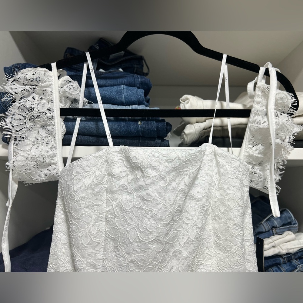 Lulus Wedding Dress Off the Shoulder